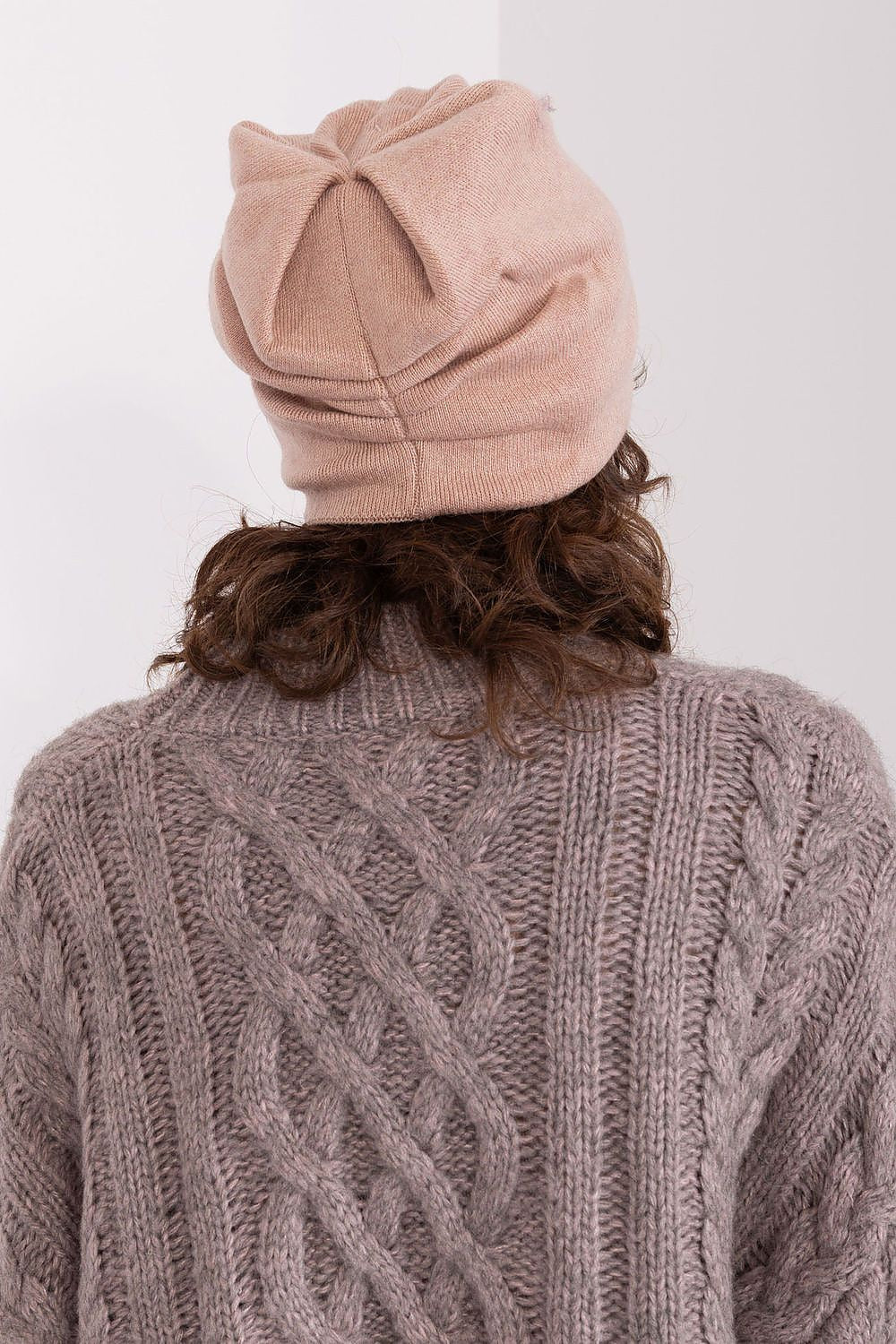 Cashmere Beanie Hat with Rhinestone Detail - Michelle & Kenza Co.