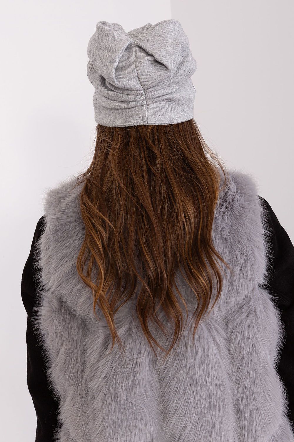 Rhinestone Cashmere Beanie Hat