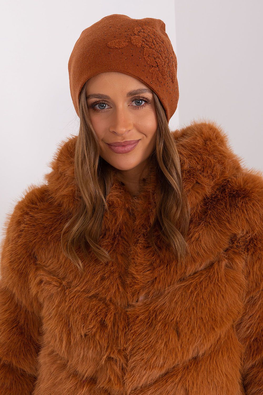 Cashmere Rhinestone Beanie