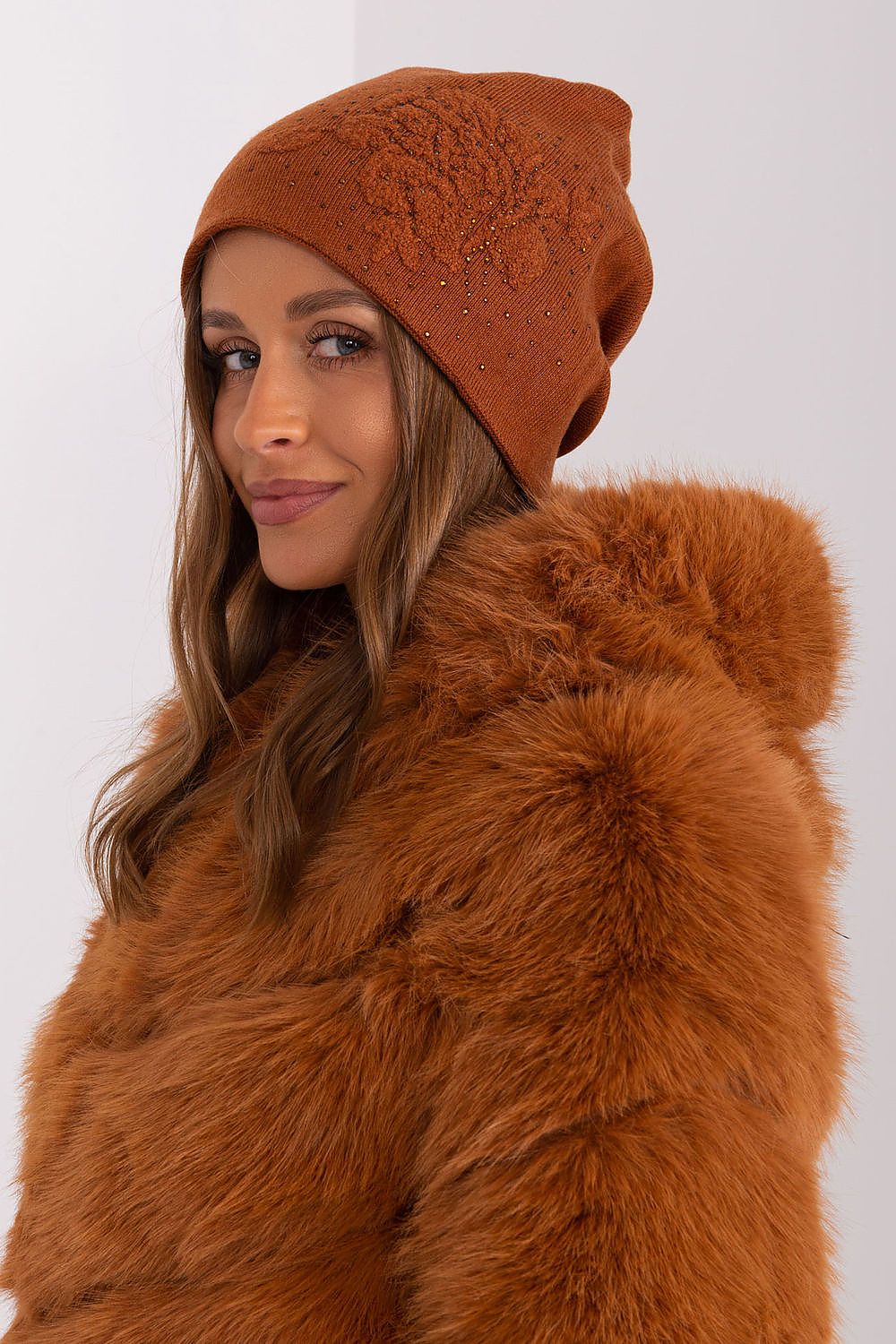 Luxurious Cashmere Rhinestone Beanie