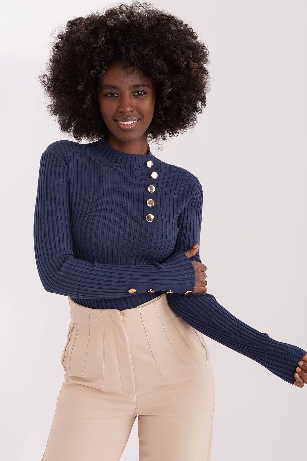 Chic Ribbed Sweater