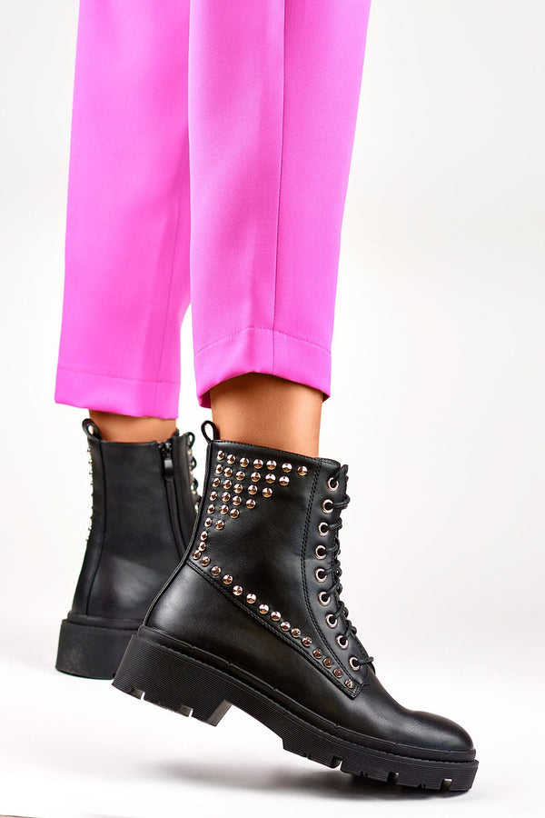 Eco Leather Ankle Booties