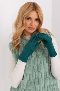 Smooth Insulated Gloves with Embroidered Finger - Michelle & Kenza Co.