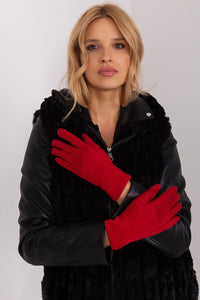 Smooth Insulated Gloves with Embroidered Finger - Michelle & Kenza Co.