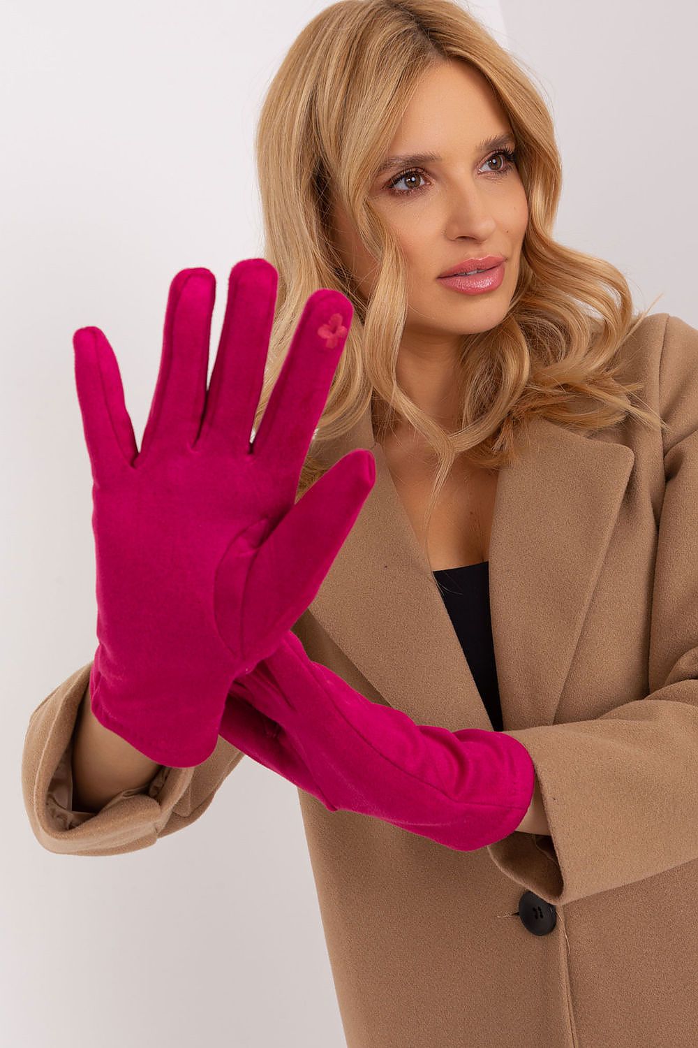 Floral Touchscreen Gloves