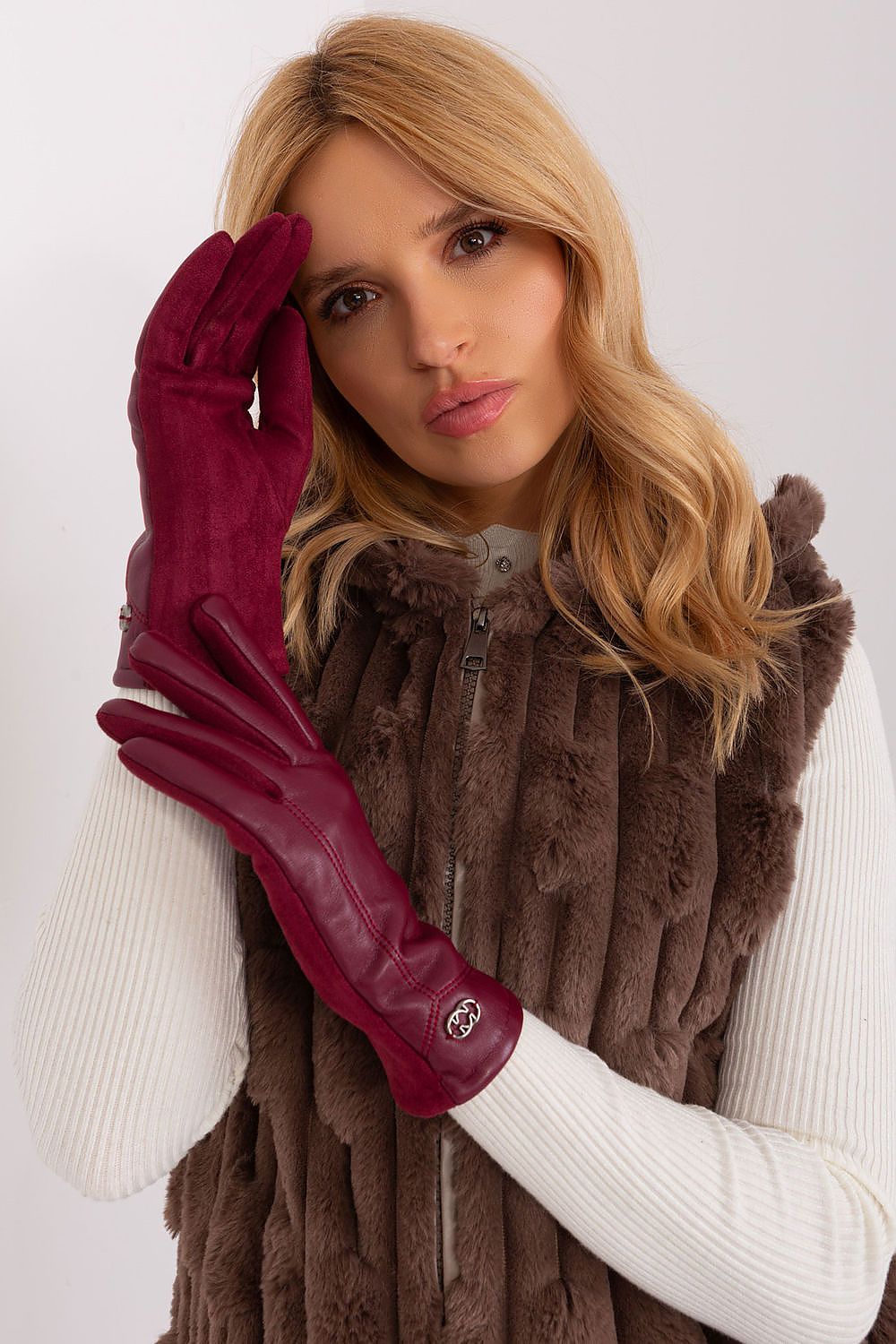 Floral Touchscreen Gloves