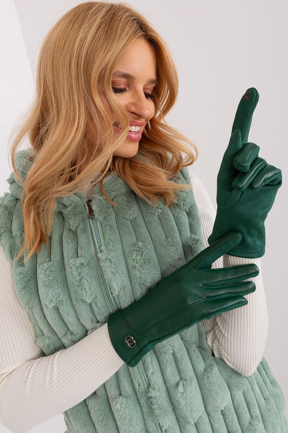 Floral Touchscreen Gloves