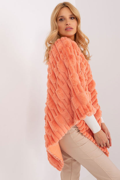 Textured Poncho with Relaxed Fit - Michelle & Kenza Co.