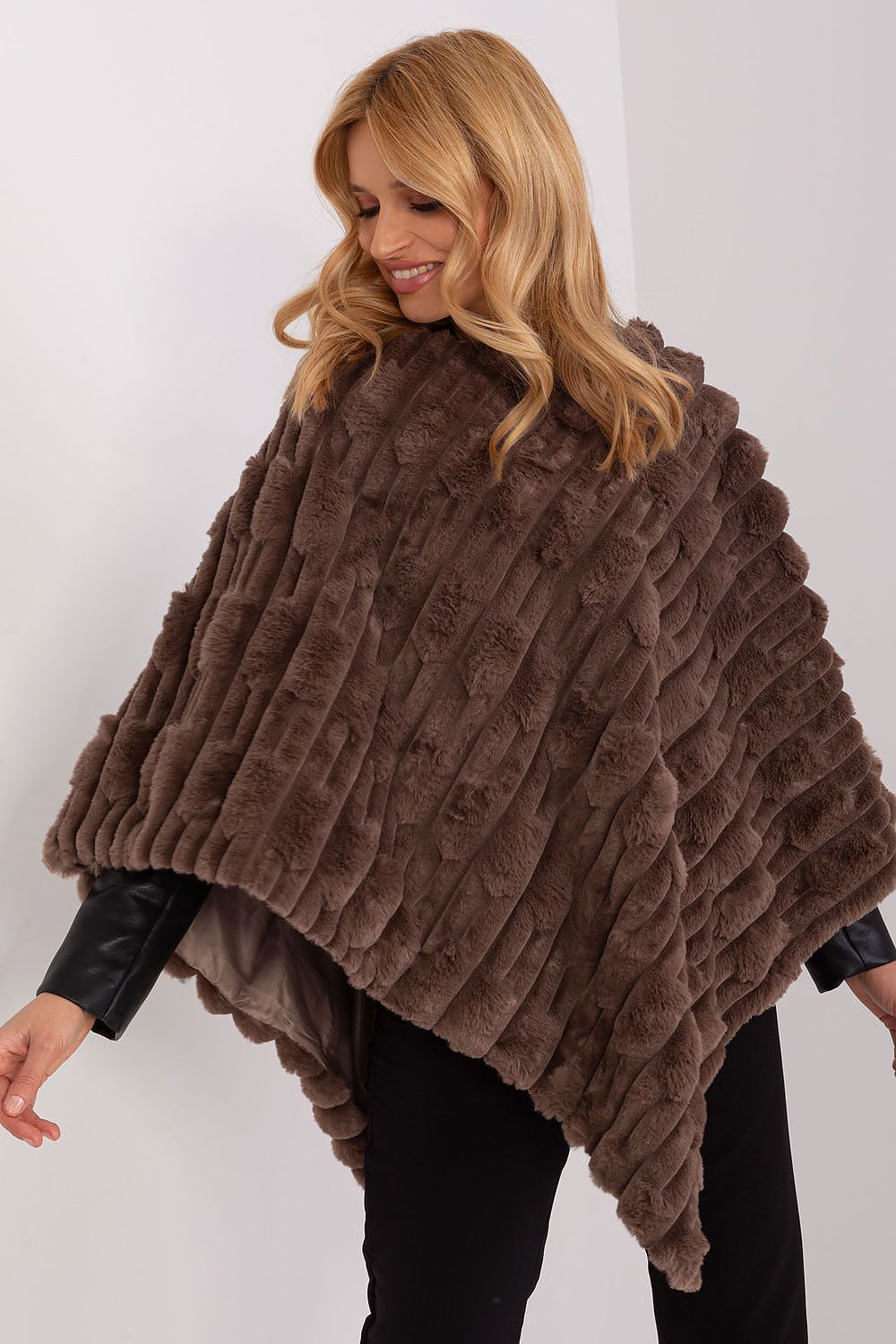 Textured Everyday Casual Poncho