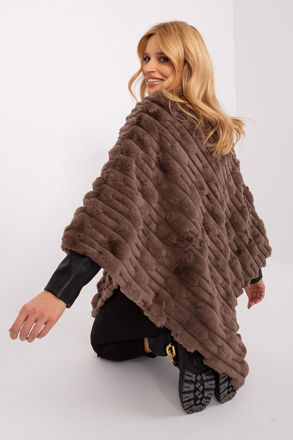 Textured Everyday Casual Poncho