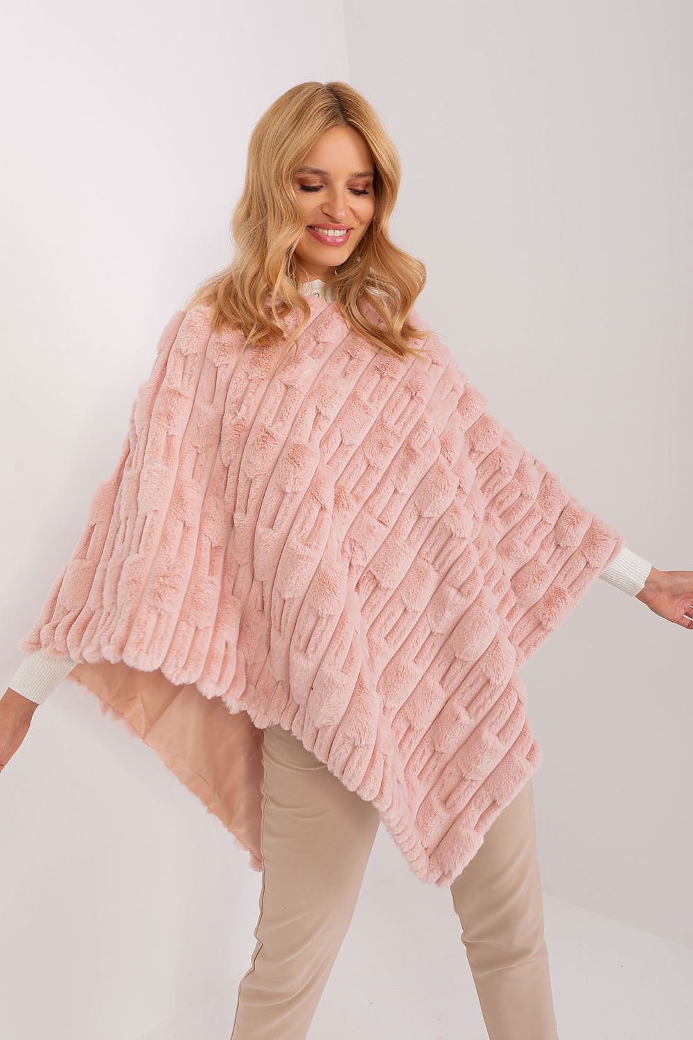 Textured Everyday Casual Poncho