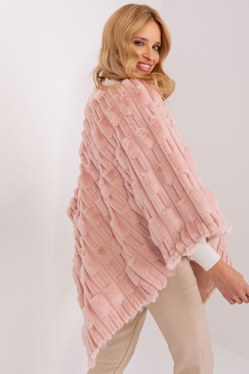 Textured Everyday Casual Poncho