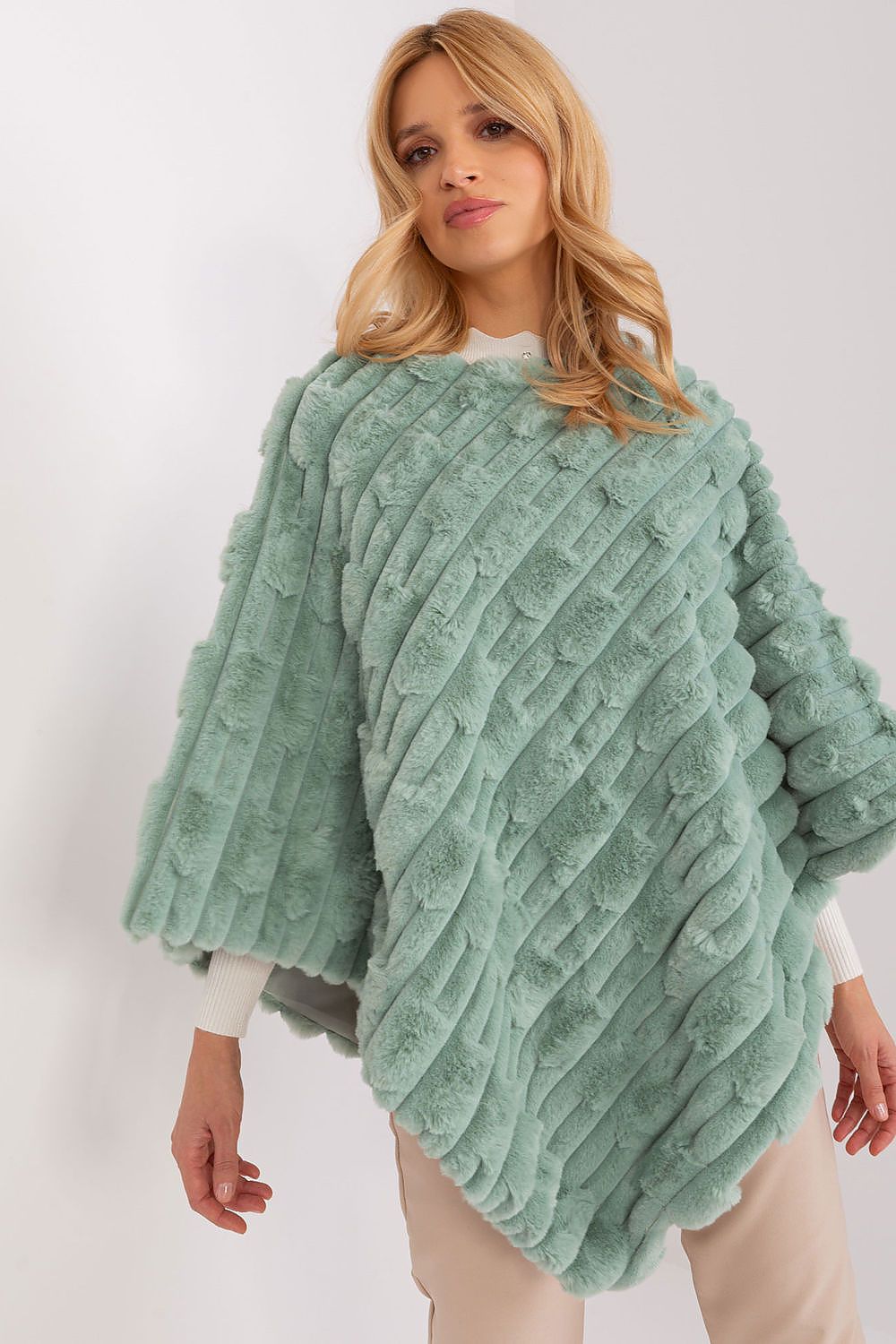 Textured Everyday Casual Poncho