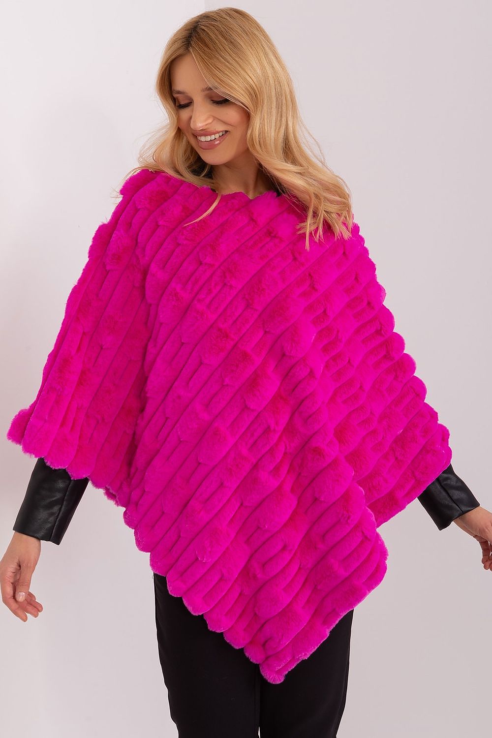 Textured Everyday Casual Poncho