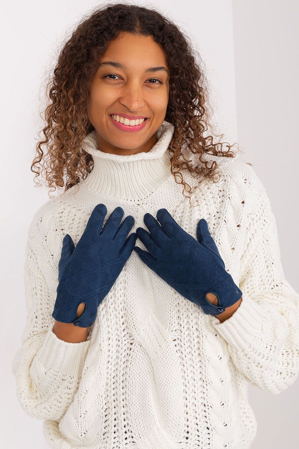 Chic Gloves - Buttoned Cutout