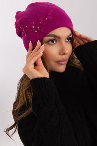 Cashmere Applique Winter Hat