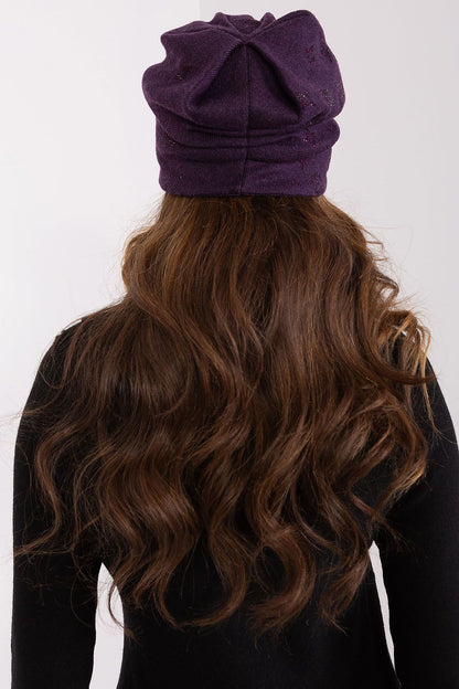 Cashmere Rhinestone Winter Beanie