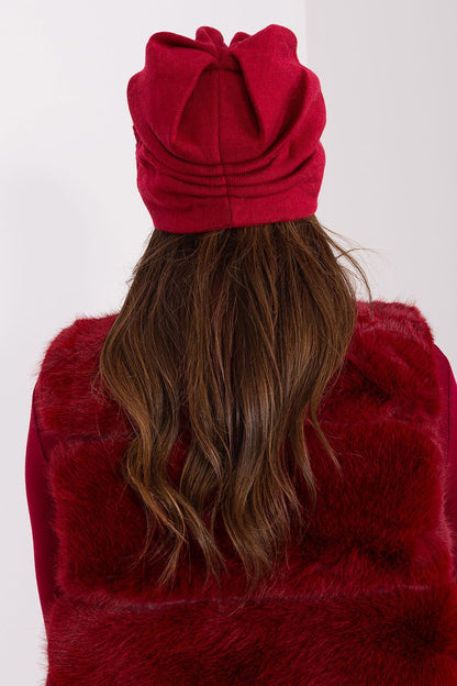 Rhinestone Cashmere Beanie Hat