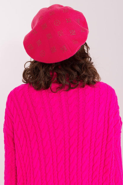 Rhinestone Knitted Beret