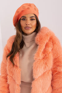 Rhinestone-Embellished Cashmere Beret