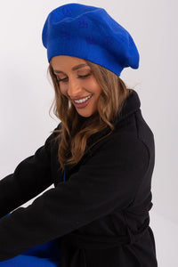 Rhinestone-Embellished Cashmere Beret