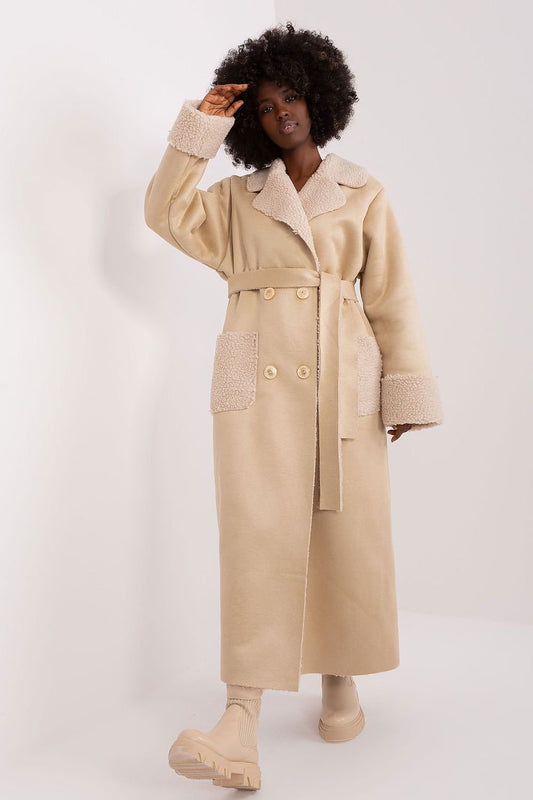 Elegant Sheepskin Winter Coat