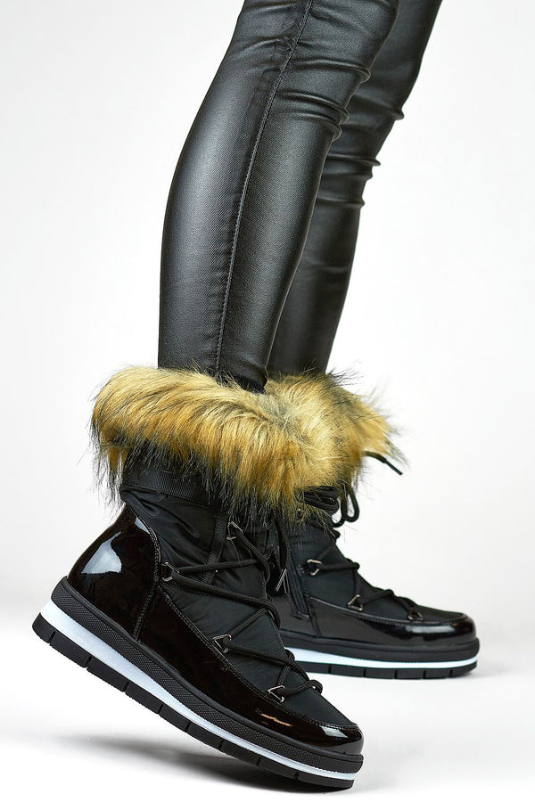 Warm Faux Fur Winter Boots