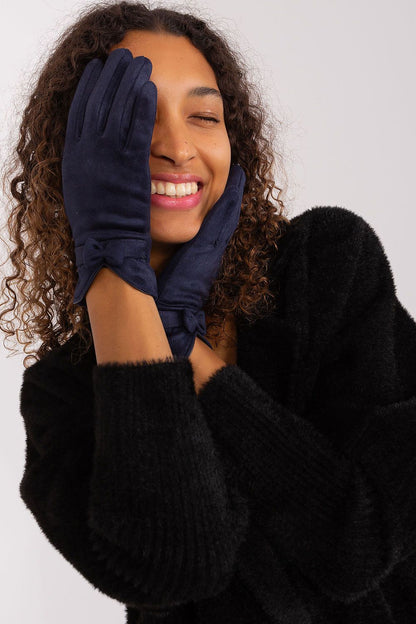 Bow Strap Touchscreen Gloves