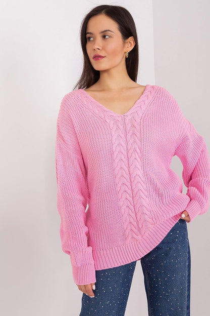 Textured V-Neck Sweater