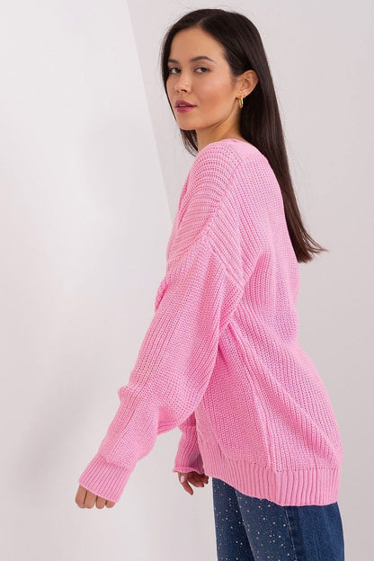 Textured V-Neck Sweater