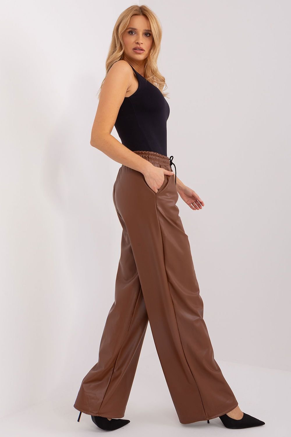 Sustainable High-Waisted Trousers