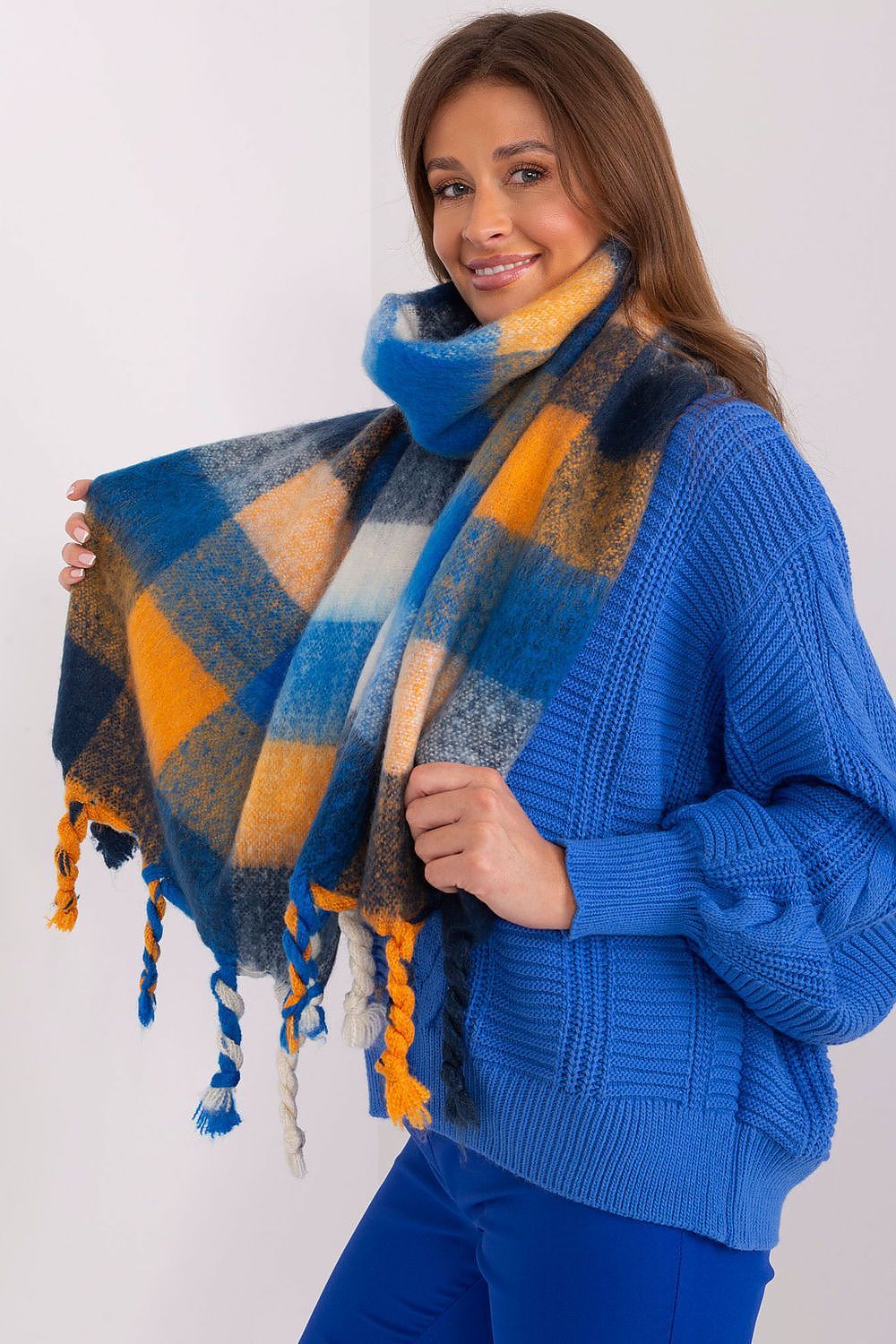 Chic Shawl - Colourful Plaid