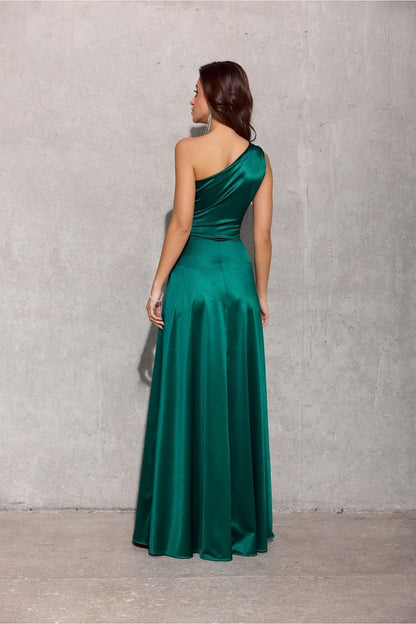 Chic One-Shoulder Evening Dress