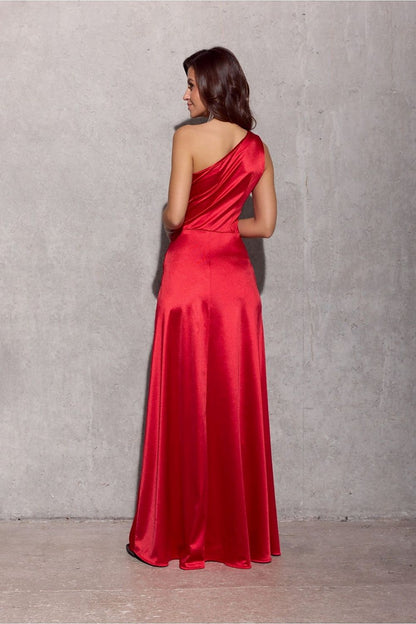 Chic One-Shoulder Evening Dress