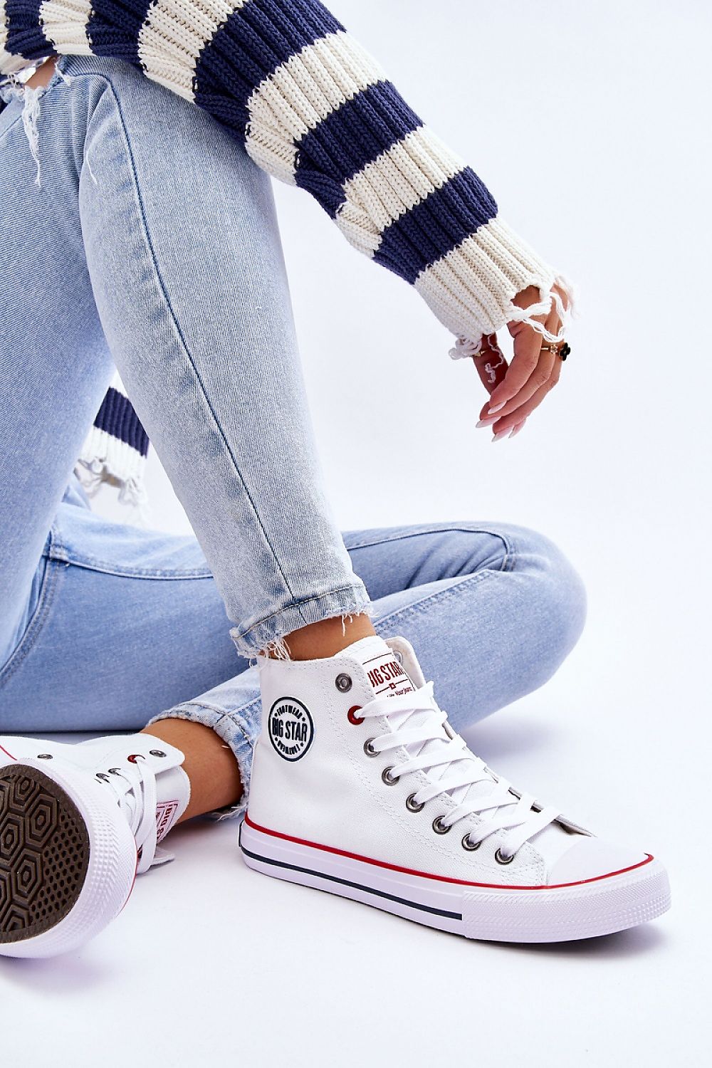 Platform High-Top Sneakers