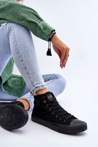 Platform High-Top Sneakers