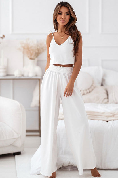 Cotton Sleep Set with Comfortable Strapless Top - Michelle & Kenza Co.