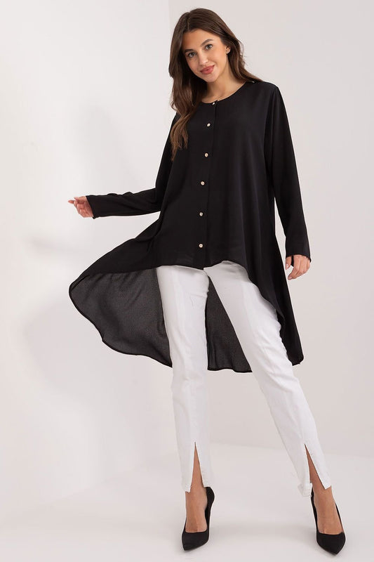 Asymmetrical Long Sleeve Shirt