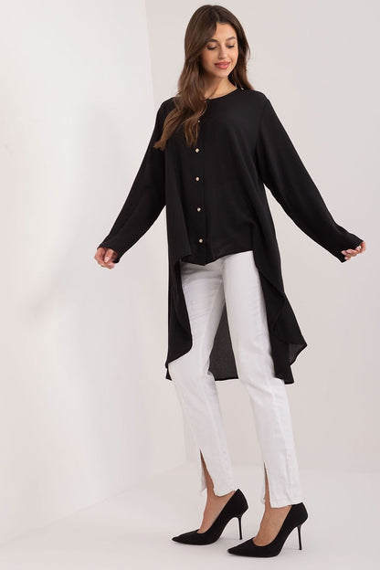 Asymmetrical Long Sleeve Shirt