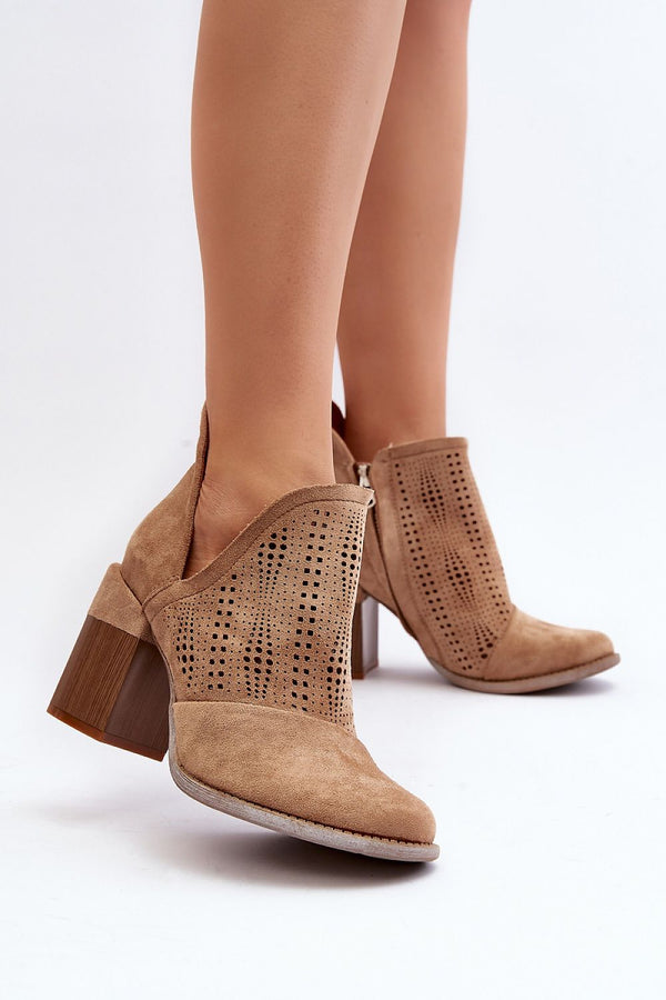 Eco-Suede Stiletto Heel Boots