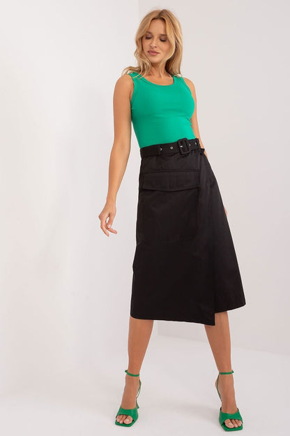 Envelope Midi Skirt