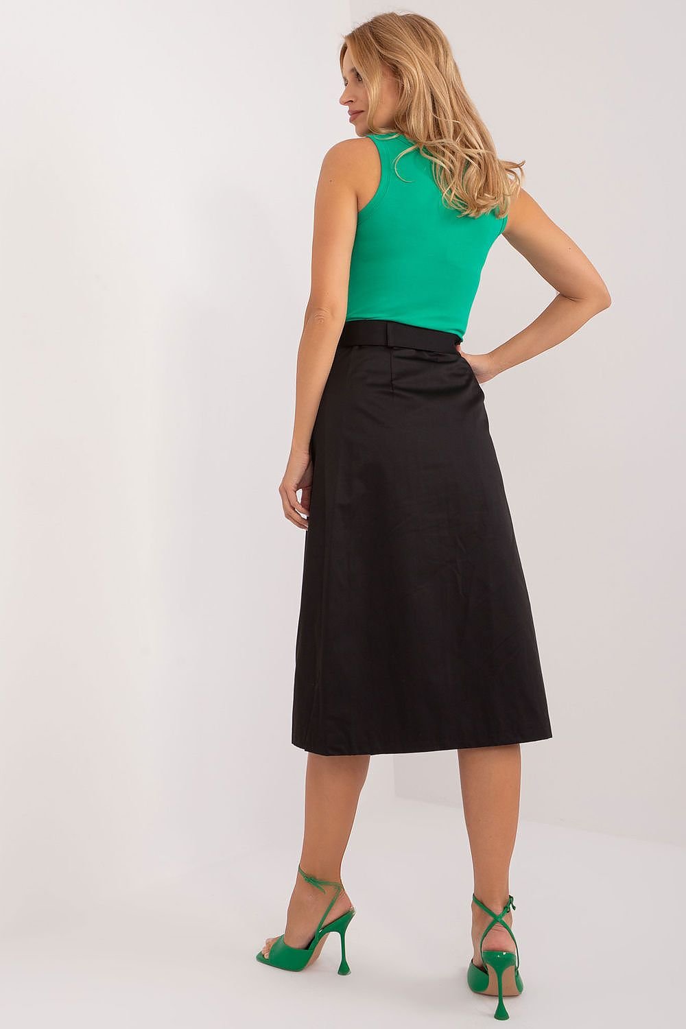 Envelope Midi Skirt