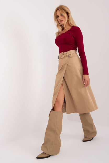 Envelope Midi Skirt