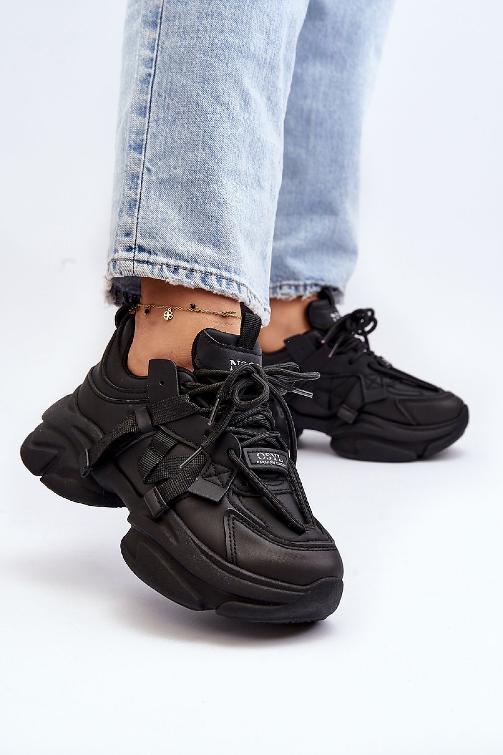 Eco Leather Platform Sneakers