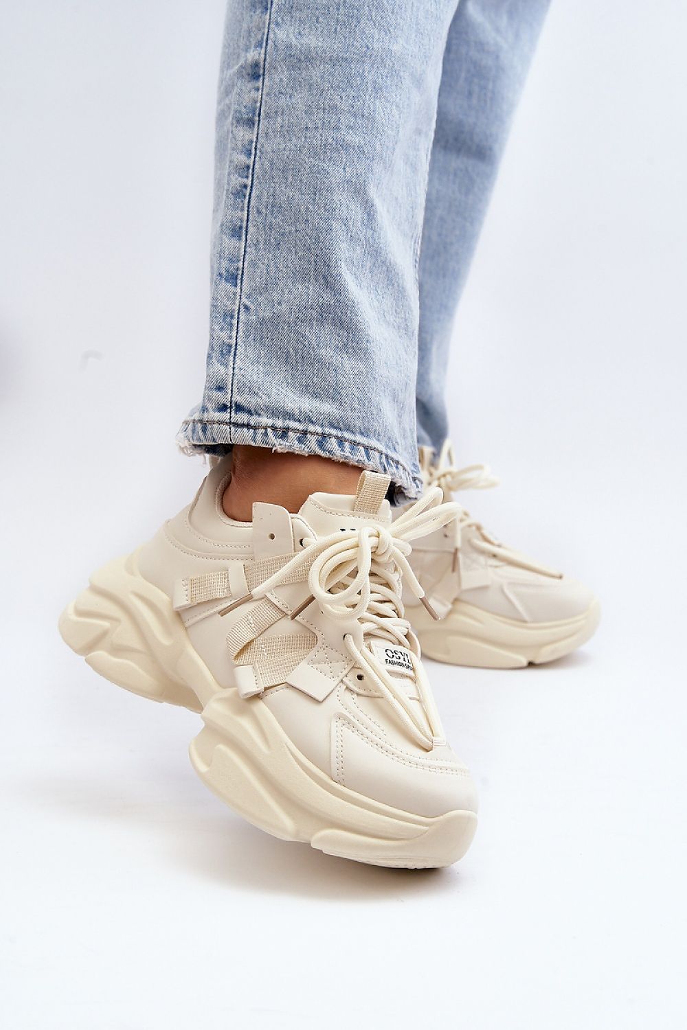 Eco Leather Platform Sneakers