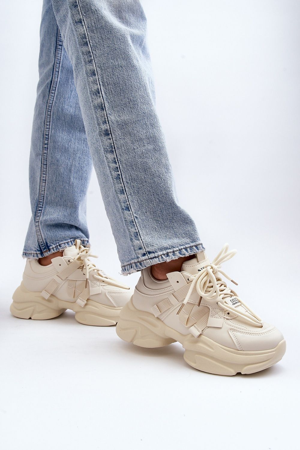 Eco Leather Platform Sneakers