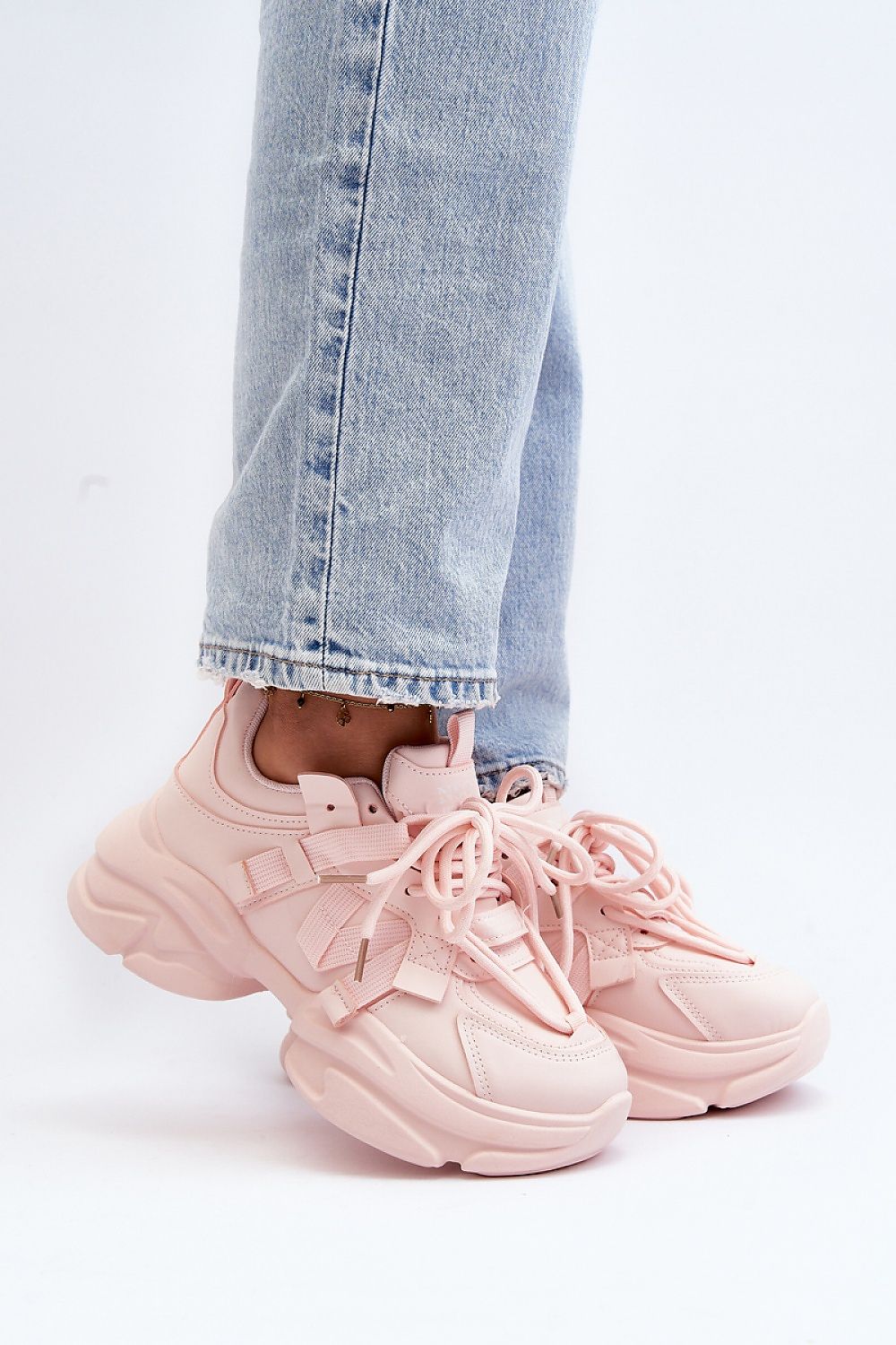 Eco Leather Platform Sneakers