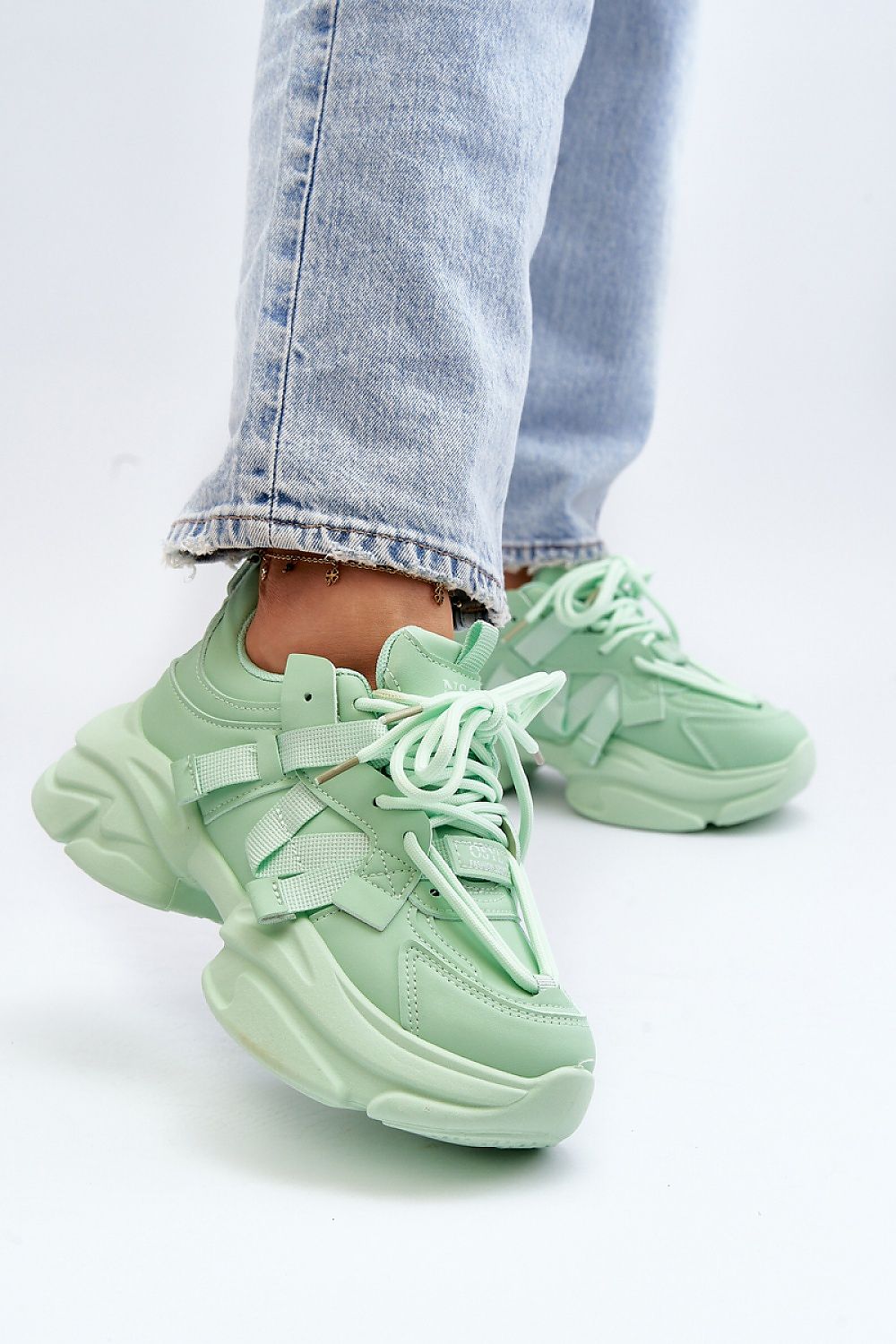 Eco Leather Platform Sneakers