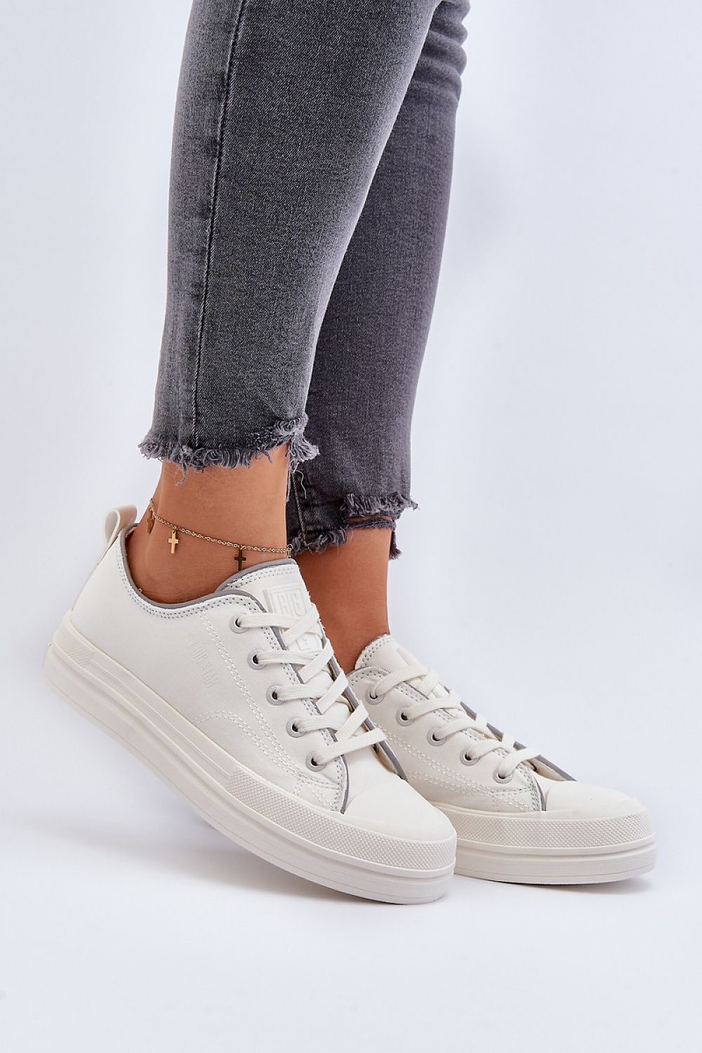 Comfortable Textile Platform Sneakers