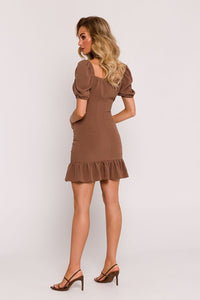 Elegant Crepe Mini Dress